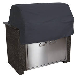 Housse de barbecue d'extérieur coupe-vent, imperméable, anti-poussière, anti-neige et anti-soleil avec accessoire de grille intégré, type sac - Product Image 1