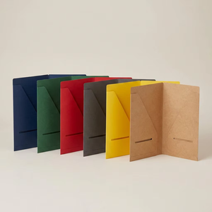 Cartella in Cartone per Documenti Professionali <span class=keywords><strong>con</strong></span> Logo Personalizzato, Formato Letter, Impermeabile, Stampa a Colori Soft Touch, Vendita all'Ingrosso - Product Image 2
