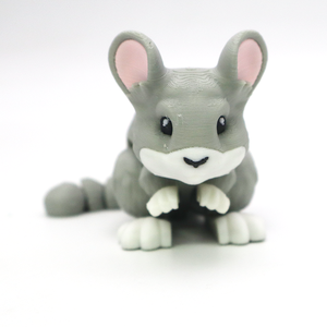 Figurines de souris 3D imprimées créatives, porte-clés, modèles articulés d'animaux - pour ornements, cadeaux et artisanat - Product Image 1