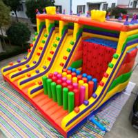 Le trampoline gonflable rapide pour enfants de château gonflable peut être utilisé pour l'interaction parent-enfant parc gonflable écologique