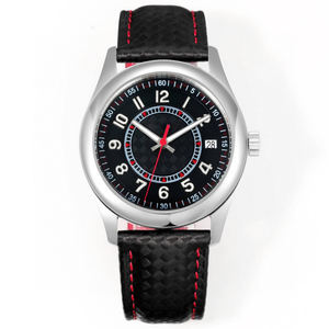 Reloj Automático de Lujo para Hombre y Mujer, Estilo Deportivo y Elegante, Esfera con Patrón de Carbono, Detalles Rojos, Números Luminosos, Reloj Mecánico - Product Image 1