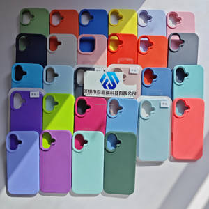 Coque de téléphone en silicone pour iPhone 15 16 <span class=keywords><strong>Pro</strong></span> Max coque de téléphone durable anti-empreintes digitales résistante à l'huile pour iPhone15 couleur pure - Product Image 6