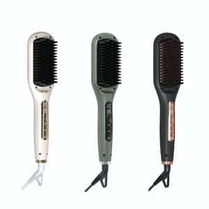 Pantalla táctil inteligente, pantalla de tubo Digital, alisador <span class=keywords><strong>eléctrico</strong></span> largo y <span class=keywords><strong>corto</strong></span>, <span class=keywords><strong>cepillo</strong></span> <span class=keywords><strong>para</strong></span> alisar el <span class=keywords><strong>cabello</strong></span> - Product Image 2