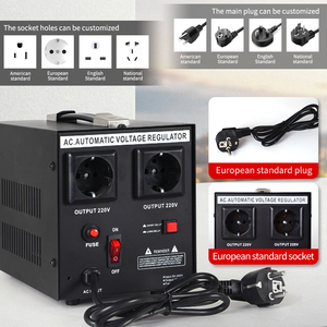 Régulateur de tension automatique de type relais PLAL pour la maison, 220 V CA, sortie d'usine, AVR 1000 VA, monophasé - Product Image 3
