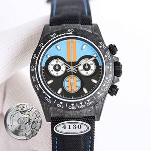 Reloj Mecánico Automático Cronógrafo de Carreras de Fibra de Carbono para Hombre de Alta Calidad, Estilo Deportivo, Esfera Multifunción, Bisel con Tacómetro - Product Image 6