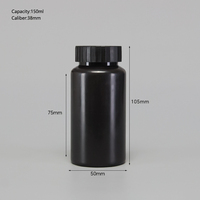 Échantillons Gratuits – Flacons en Plastique Noirs Vides de Qualité Supérieure pour Pilules à Usage Médical – Bouteilles en Plastique pour Comprimés à Vendre