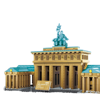Bloques de Construcción Personalizados del Puerta de Brandenburgo, 1551 Piezas, Modelo Arquitectónico MOC, Juguete de Construcción, Marca Privada OEM para Regalo o Colección