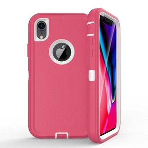 Nuovo stile robusto <span class=keywords><strong>Cover</strong></span> per telefono antiurto Clip da cintura cavalletto per telefono custodia per <span class=keywords><strong>iPhone</strong></span> <span class=keywords><strong>Xr</strong></span> custodia Mobile per <span class=keywords><strong>iPhone</strong></span> <span class=keywords><strong>Xr</strong></span> Defender Case - Product Image 4