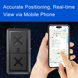 Black Magnetic Mini GPS Tracker <b>Wireless</b> HandheldGPS Real Time Tracking <b>Alarm</b> for Automotive Portable Use - Product Image 4