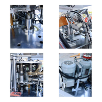 Machine à fabriquer des gobelets en papier jetables avec garantie de 2 ans, 1,5-16 oz, machine à gobelets en papier entièrement automatique, 100 pièces/min, machine à gobelets à café