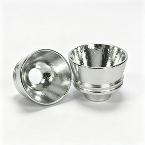 Customized Aluminum Orange Peel Reflector Cup Impact Resistant For Outdoor Searchlight - Product Image 1