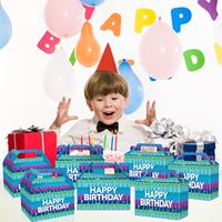 Boîtes à friandises Llama pour jeux vidéo, boîtes à biscuits avec poignée, boîtes de fête pour les gamers, anniversaire sur le thème des jeux