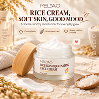 Peptides de collagène hydratants taches foncées crème coréenne pour le visage Anti-âge riz crèmes blanchissantes