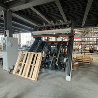 Ligne de production automatique de palettes en bois Invech, machine d'assemblage de traverses, capacité de 400-500 palettes/jour, puissance de 2 kW, compatible contreplaqué