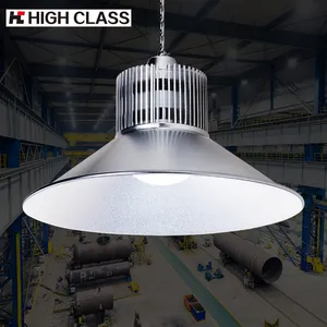 Gran oferta de fabricantes de China, aluminio, alto lumen, único, IP44, resistente al agua, 50W, luz LED de alta Bahía