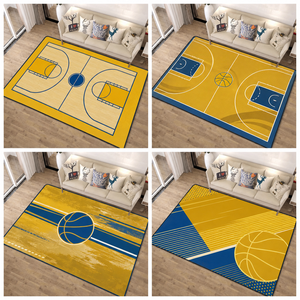 <span class=keywords><strong>Tapis</strong></span> de basket-ball en gros, antidérapant, grand <span class=keywords><strong>tapis</strong></span> de terrain de sport pour la décoration, <span class=keywords><strong>tapis</strong></span> de sol intérieur à thème sportif, lavable, imprimé, pour salon - Product Image 4