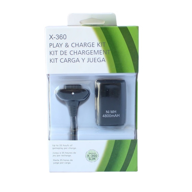 Video Game Accessory 4800mAh Rechargeable Lithium Battery for Xbox 360 Console