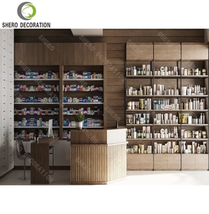 ตู้โชว์เครื่องสำอางพร้อมไฟ LED แบบกำหนดเองสำหรับร้านค้าปลีก ตู้โชว์เครื่องสำอางรักษ์โลก พร้อมแบบร่าง 2 มิติ 3 มิติ - Product Image 6