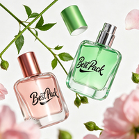 Flacon de parfum vide de luxe en verre 30ml 50ml 100ml avec pompe pulvérisatrice, emballage cosmétique avec boîte cadeau