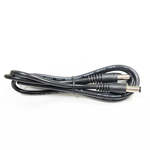 Factory Custom 24V/12V Insulated DC Cable Kit 5.5*2.5/5.5*2.1 Low Voltage Tin Plated Copper Conductor UL2464 20-26AWG PVC