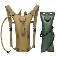 Sac à dos d'hydratation tactique pour la randonnée, l'escalade et le camping Doublure en polyester Oxford avec fermeture à glissière pour les sports de plein air