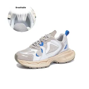 Sneakers da <span class=keywords><strong>Donna</strong></span> 2026 con Rialzo, Scarpe Casual con Suola a Pellicola Adesiva, Design Traspirante, Stile Walking - Product Image 1