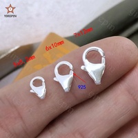 Bijoux permanents en argent sterling 925 fermoirs à griffes de homard pour colliers bracelet véritable résultats remplis d'or 14K