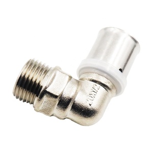 Raccord coudé égal en laiton PN16 à 90 degrés, résistant à la corrosion, avec surface plaquée pour le contrôle de l'eau basse pression - Product Image 5