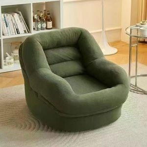 โซฟาผ้ากำมะหยี่ K Velvet สำหรับนั่งคนเดียว เหมาะสำหรับอพาร์ทเมนต์ขนาดเล็ก เก้าอี้พักผ่อนสำหรับการใช้ชีวิตแบบสบายๆ เก้าอี้ห้องนอนทันสมัย - Product Image 2