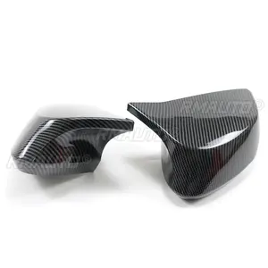 Cubiertas Decorativas para Retrovisores Laterales para Chevrolet Corvette C8 2020-2023, Par, Aspecto de Fibra de Carbono Negro Brillante, Accesorios para Auto - Product Image 3