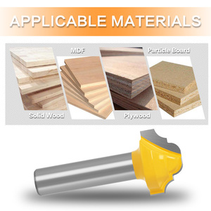 <span class=keywords><strong>Fraise</strong></span> à plonger classique en carbure de tungstène à queue de 8 mm pour le travail du bois, la découpe de profilés de portes en bois et les machines CNC - Product Image 5