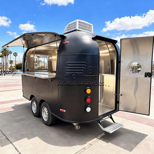 Remorque de restauration personnalisée, chariot de nourriture mobile, remorque pour bubble tea, café, jus, camion de nourriture de rue avec cuisine complète - Product Image 4