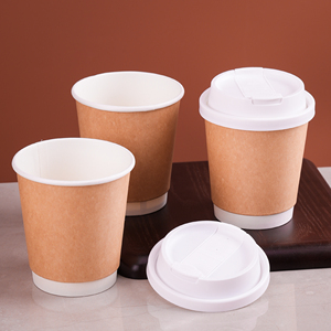 แก้วกาแฟกระดาษพิมพ์ลายเองขนาด 6 ออนซ์ แก้วกาแฟกระดาษแบบใช้แล้วทิ้งพร้อมฝาปิด แก้วกาแฟสองชั้นสำหรับเครื่องดื่มร้อนและชาไข่มุก - Product Image 2