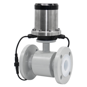 Débitmètre magnétique industriel haute précision 0,5 % pour surveillance extérieure d'eau recyclée liquide, alimenté par batterie <span class=keywords><strong>4G</strong></span> GPRS, OEM, IP68 - Product Image 1