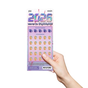 Tarjeta de Lotería de 1 Millón de Pesos para Año Nuevo, Diseño Personalizado en Línea, Impresión Digital Gratuita - Product Image 5