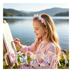 Kit de Création de Serre-têtes pour Enfants : Accessoires de Mode Ailes de Papillon, Couronne, Breloques Étoiles – Fournitures Artistiques, Cadeau Scolaire, Jouet, Pack - Product Image 5