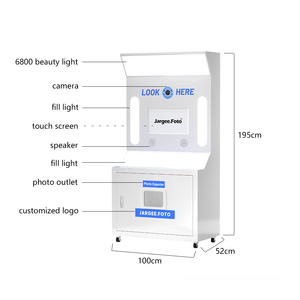 Photo Booth Machine Set Buy a Custom Selfie Touch Screen Selfie Automatic With <b>Camera</b> and Printer Coin Operated - Product Image 2