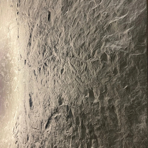 Azulejo de pared de piedra de porcelana de superficie irregular curvada de chapa 3D abierta de stock de diseño moderno para exhibición de sala de exposición de pared externa - Product Image 1