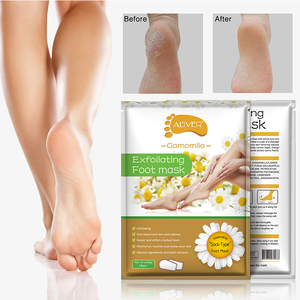 Calcetines nutritivos para el cuidado de los pies, mascarilla de lámina de manzanilla Natural, orgánica, exfoliante - Product Image 4
