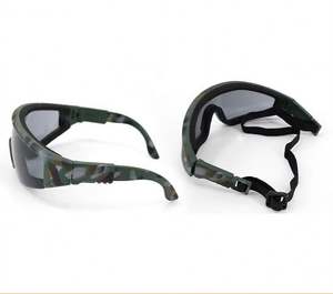 Gafas de seguridad personalizadas para montar, gafas tácticas a prueba de viento de camuflaje para hombre y esquí - Product Image 3