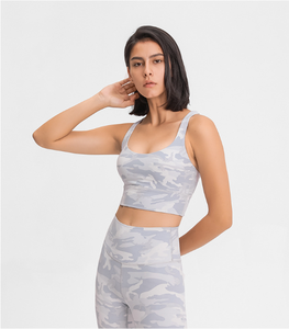 Nuevo diseño de alto impacto de nylon entrenamiento gimnasio activewear tops sujetador podría conjunto de matemáticas - Product Image 2