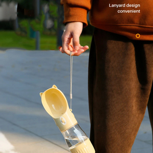 Botella de Agua Portátil 2 en 1 para Perros Pequeños y Gatos, Dispensador de Agua para Paseos, Viajes, Senderismo, Bebedero para Chihuahua - Product Image 3