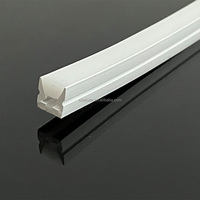 Boîtier de diffuseur en silicone extrudé OEM ODM pour bande LED néon COB pour solution d'éclairage architectural
