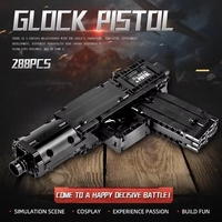 Mould King 14008 Arme Militaire Pistolet Automatique Fusil de Sniper avec Modèle de Tir Jouet pour Enfants Briques de Construction DIY