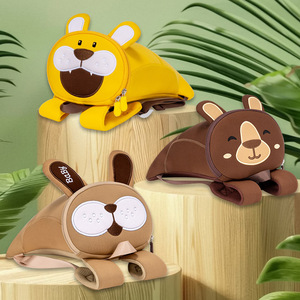 Cartoon Animal Plush Backpack For Toddlers 0-24 Months Unisex School Education With Anti Lost Leash - Product Image 1