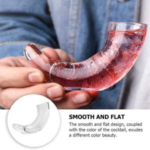 Verre à bière en forme de corne, vente chaude, corne de bœuf, barware viking, verre à shot, verre à <span class=keywords><strong>cocktail</strong></span> - Product Image 3