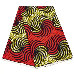 Tessuti in tessuto cerato stampe in cera africana tessuto 6yards London Real Wax Print Fabric