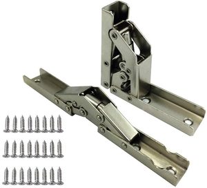 Usine de haute qualité 90 degrés <span class=keywords><strong>porte</strong></span> pliante étagère charnière support caché support de Table - Product Image 5