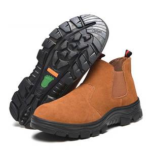 <span class=keywords><strong>Stivali</strong></span> di saldatura resistenti alla perforazione leggeri di vendita caldi <span class=keywords><strong>stivali</strong></span> di sicurezza in pelle di vacchetta scamosciata resistenti all'usura - Product Image 5