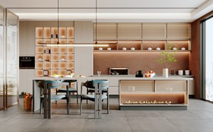 Juego de Muebles de Cocina Modulares de Lujo, Muebles de Cocina Profesionales con Cajones para Cubiertos Integrados e Isla - Product Image 2